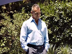 Blonde, Attrapée, Tromperie, De plein air, Rasée