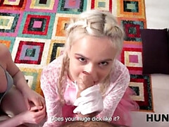 Schönheit, Bisexuell, Blondine, Gehörnter ehemann, Hd, Pov, Russisch, Rasiert