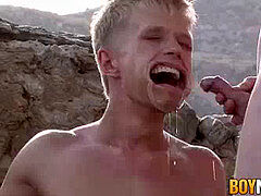 緊縛, フェラチオ, ボンデージ, イく瞬間, ゲイ, ハードコア, アウトドア