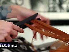 アジア人, デカチン, デカパイ, イマラチオ, Hd, 淫乱熟女, ティーン, 三人