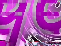 素人, 美女, 茶髪の, 韓国人, オナニー, 一人, ティーン, オッパイの