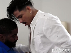 アナル, デカチン, 中出し, イく瞬間, イマラチオ, チン, 手コキする, 異人種間