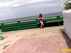 Montse Swinger gets her tight ass drilled by a fake cop in POV reality clip