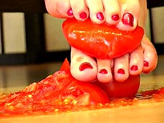 Dominante vrouw, Voeten fetish, Duits