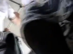 素人, お尻, ブロンド, 公共, 現実, スカートのぞき, のぞき