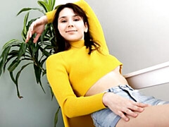 Leie, Fingern, Masturbation, Dürr, Solo, Entkleiden, Jungendliche (18+), Titten