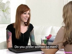 Consolador, Emo, Lesbiana, Lamidas, Oficina, Orgasmo, Coño, Juguetes