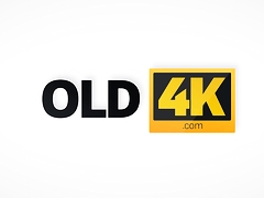 OLD4K. Naive young bimbo and older partner have nasty...