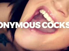 Petite Blonde Babe Gets On Her Knees To Suck Big Dicks