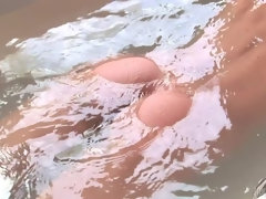 Blond, Tsjechisch, Flexibiel, Geschoren, Mager, Lang, Tieten likken, Nat