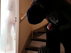 素人, デカチン, ドイツ人, オナニー, ハメ撮り, 現実, シャワー, 妻
