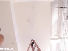 デカ尻, フェラチオ, 茶髪の, ぽちゃ, 怪物, 自然山雀, パイ刷り, オッパイの