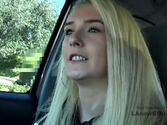 Leie, Vorstellungsgespräch, Blondine, Blasen, Spermaladung, Schwanz, Handjob, Dürr