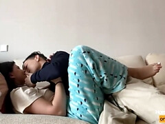 素人, お尻, フェラチオ, 茶髪の, チン, ハードコア, 自家製