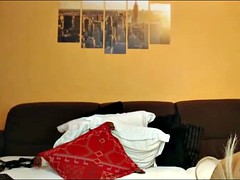 Enthousiasteling, Lieveling, Blond, Masturbatie, Alleen, Speelgoed