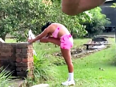 Culo, Tetas grandes, Negro, Enorme, Latina, Maduro, Al aire libre, Tetas