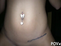 Sucer une bite, Brunette brune, Queue, Hard, Hd