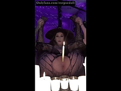 Amateur, Cul, Gode, Fétiche, Gothique, Chatte, Chevaucher, Jouets