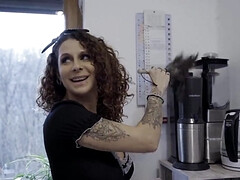 Nana, Gros seins, Sucer une bite, Éjaculation interne, Allemand, Léchez, Domestique, Chatte