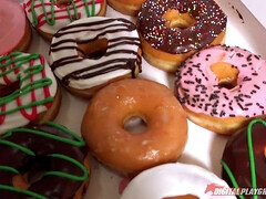 18, 浴室, フェラチオ, 茶髪の, 手コキする, オナニー, 小柄, おもちゃ