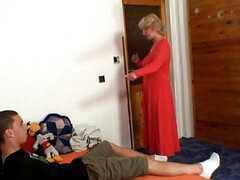 ブロンド, フェラチオ, エロ熟女, ハードコア, 淫乱熟女, 母, 現実, 剃毛