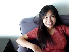 18, デカパイ, フェラチオ, イく瞬間, カワイイ, 異人種間, ふっくら乳首, ティーン