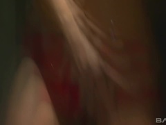 Blondine, Lingerie, Masturbation, Solo