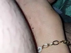 Step mom asslep with hand on step son dick