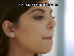 Brunette brune, Queue, Gode, Faciale, Hard, Hd, Lécher le sphincter, Nénés