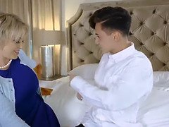 Stepmom with massive tits gets pounded by stepson's big cock - Part 01