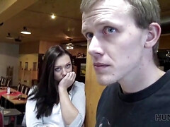 Ornella Morgan's cuckold husband forgets about all rules & fucks for cash