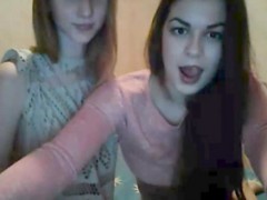 素人, 茶髪の, 指いじり, レズビアン, ティーン, ウェブカメラ