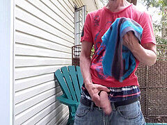 Verga grande, Jeans, Lencería, Masturbación, Al aire libre