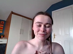 Leie, Grosse titten, Fetisch, Masturbation, Rotschopf, Solo, Titten