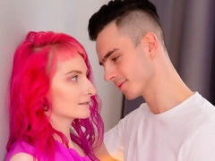 お尻, フェラチオ, バック, 手コキする, なめる, 剃毛, ガリガリ, ストリッピング