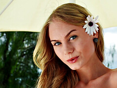 Klaffend, Masturbation, Im freien, Muschi, Solo, Scherzbold, Tanga