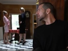 ブロンド, フェラチオ, バック, 手コキする, キス, 剃毛, ガリガリ, ティーン