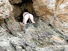 Plage, Beauté, Gros cul, Nue, Nudiste, Public, Sous la jupe, Épouse