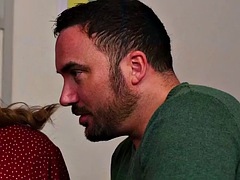 デカチン, フェラチオ, 着衣女と全裸男, フェムドム, グループ, 手コキする, オナニー, フェラする