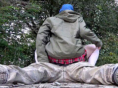 Public Agent Lost dog leads to sizzling outdoors fuck-a-thon