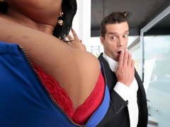 Belle grosse femme bgf, Gros cul, Noire, Sucer une bite, En levrette, Branlette thaïlandaise, Interracial, Mère que j'aimerais baiser