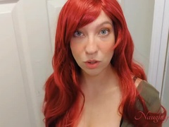 Amateur, Grosse bite, Gros seins, Sucer une bite, Robe, Famille, Chatte, Rousse roux