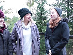 Enthousiasteling, Lieveling, Vingeren, Duits, Groep, Lesbisch, Feest, Trio