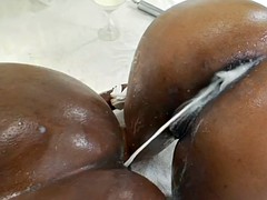 美女, 黒人, 黒人, フェティッシュ, レズビアン