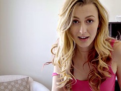 Grosse bite, Blonde, Attrapée, Branlette thaïlandaise, Hard, Masturbation, Pov, Rasée