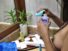 Anal, Nana, Grosse bite, Gros seins, Sucer une bite, Brunette brune, Branlette thaïlandaise, Adolescente