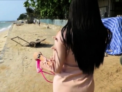 Asian ladyboy rimjob and cumshot