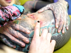 ブーツ, 茶髪の, Hd, オマンコ, 剃毛, タトゥー, オッパイの, おもちゃ