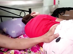 Painful First Time 18 Year Old Virgin Stepdaughter Fucked Hard by Stepdad Creampie