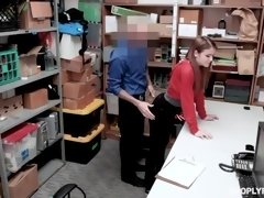Blasen, Hundestellung, Rotschopf, Dürr, Tätowierung, Jungendliche (18+), Titten, Uniform